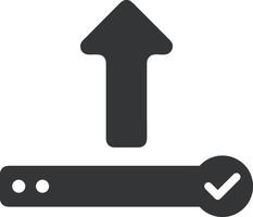 Upload icon symbol image vector