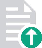 Upload icon symbol image vector