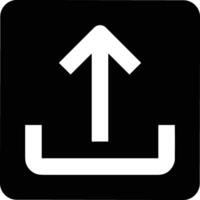 Upload icon symbol image vector