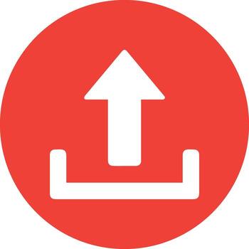 Upload icon symbol image vector