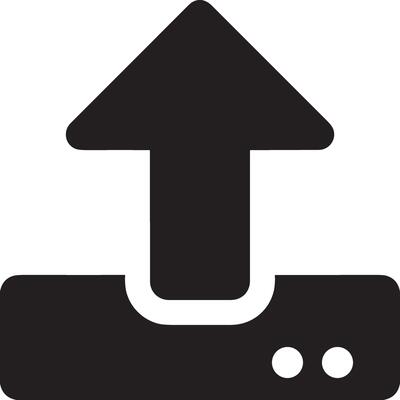 Upload icon symbol image