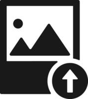 Upload icon symbol image vector