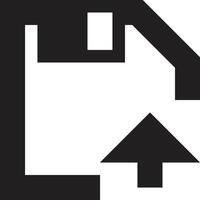 Upload icon symbol image vector