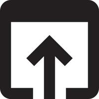 Upload icon symbol image vector