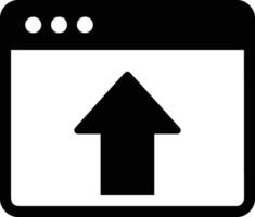 Upload icon symbol image vector