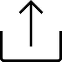 Upload icon symbol image vector