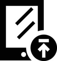 Upload icon symbol image vector