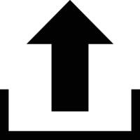 Upload icon symbol image vector