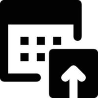 Upload icon symbol image vector
