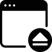 Upload icon symbol image vector