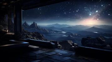 The view from the balcony was breathtaking photo