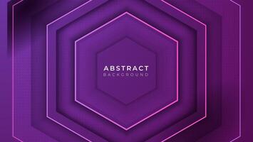 Purple hexagonal background, Abstract Background, 3d Hexagonal Background Premium vector