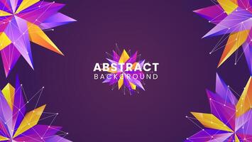 Abstract Colorful Geometric Background Premium vector