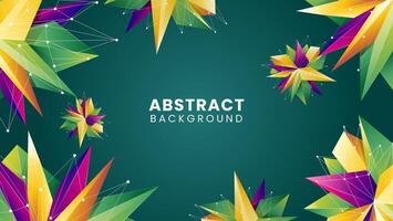 Abstract Colorful Geometric Background Premium vector