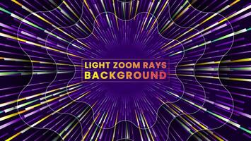 Abstract light zoom rays background premium vector
