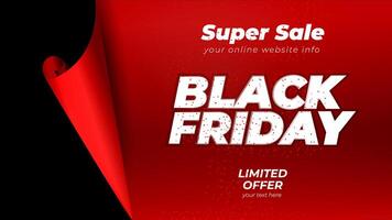 Black friday sale background with golden background vector
