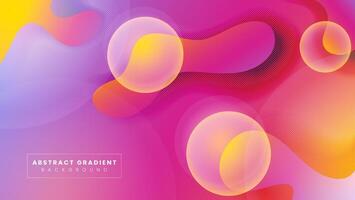 abstract halftone gradient background with spheres premium vector