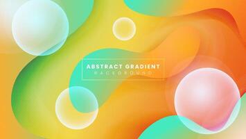 abstract halftone gradient background with spheres premium vector