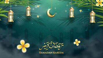 Ramadan Kareem design concept. ramadan kareem greeting card background. illustration vector