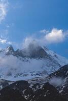 Mountain in Nepal, Annapurna Base Camp, Machapuchare Mountain, Annapurna Trekking, Travel in Nepal photo