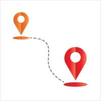 location icon, Set of map pointers vector