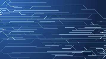 Glowing circuit board lines animation. Abstract technology circuit board. Digital circuit board elements. Modern tech design. Motion graphic video