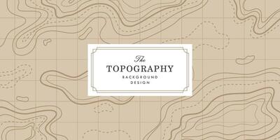 vintage Topographic map texture, contour lines background. elevation map with contour lines. Topographic map with contour lines. Geographic terrain vector