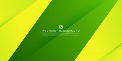 Bright green abstract 3D background. Colorful geometric design. Modern overlap papercut futuristic background illustration. Eps10 vector