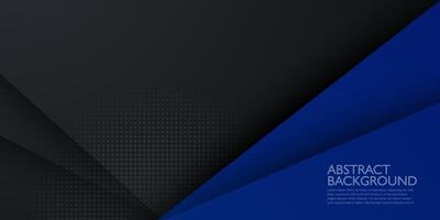 Abstract dark gray and blue overlap background with square papercut pattern. Futuristic background with shadow design. Eps10 vector