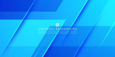 Bright colorful blue abstract 3d background with overlap shape and lines. Trendy illustration with overlap pattern on background. Smart design for your promotions. Eps10 vector