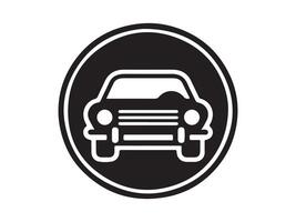 car icon illustration on white background vector