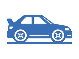 car icon on white background, flat design vector