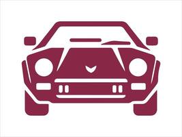 a car icon on a white background vector