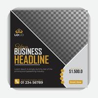Home sale square poster design for your advertisement, with creative Idea and creative layout vector