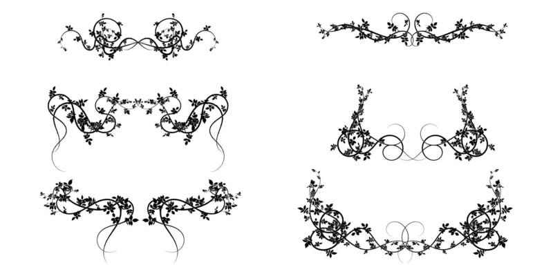 a selection of large elements for creating paper