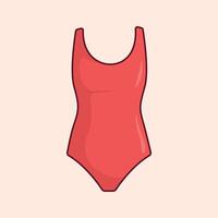 Swimsuit icon Summer icon set illustration elements vector