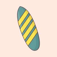 Surfboard icon Summer icon set illustration elements vector