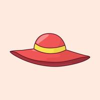 Sun Hat icon Summer icon set illustration elements vector