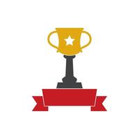 Trophy icon design vector