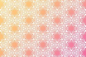 Abstract colourful floral pattern background vector