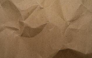 Recycle Paper Texture background. Crumpled Old kraft paper abstract shape background with space paper for text high resolution photo