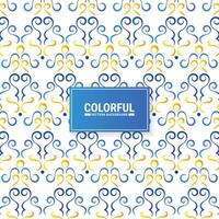 Colorful abstract geometric pattern design vector