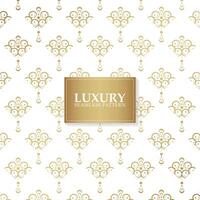 Gold Lines Ornament Geometric Seamless Pattern vector