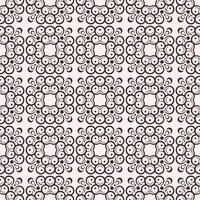 Flat mandala seamless pattern template vector