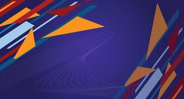 Abstract Background illustration, Blue Banner Background luxurious design vector
