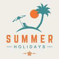 Summer hand drawn brush letterings. Summer typography - hello summer, summer camp, welcome to summer paradise, the best summer holiday, beach party, summer vector