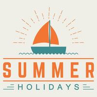 Summer hand drawn brush letterings. Summer typography - hello summer, summer camp, welcome to summer paradise, the best summer holiday, beach party, summer vector