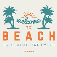 Summer Holidays Design Elements. Hipster Vintage Logotypes and Badges on Yellow Background. Beach Vacation, Party, Journey vector