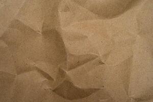 Recycle Paper Texture background. Crumpled Old kraft paper abstract shape background with space paper for text high resolution photo