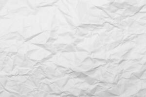 White Paper Texture background. Crumpled white paper abstract shape background with space paper recycle for text photo